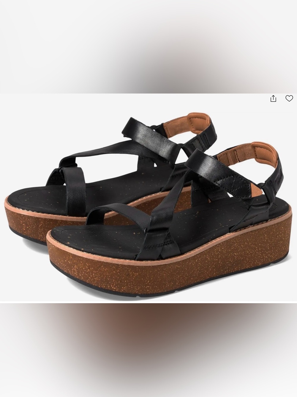 Teva Madera Wedge Platform Sandal Size 6